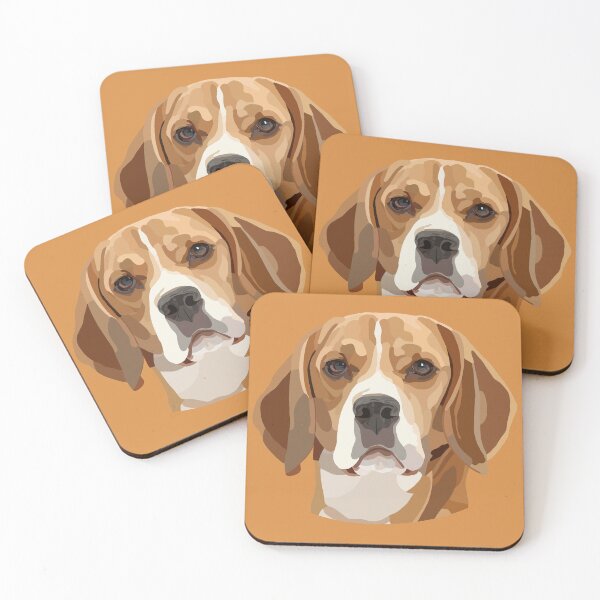 Item preview, Beagle Dog Hand Drawn Digital Art designed and sold by Lartheviking.