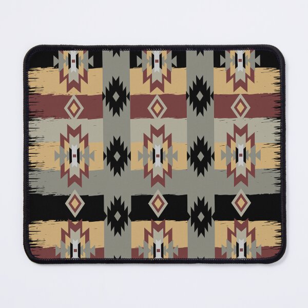 Item preview, Aztec Tribal In Greys, Tan, Black And Mauve designed and sold by handsoftime2020.