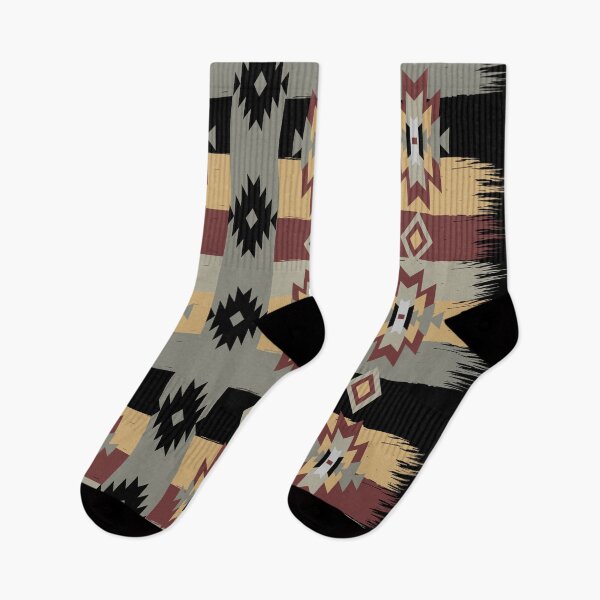 Item preview, Aztec Tribal In Greys, Tan, Black And Mauve designed and sold by handsoftime2020.