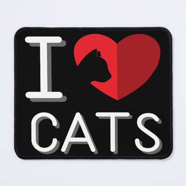 Item preview, I love cats designed and sold by The-Blue-Feline.