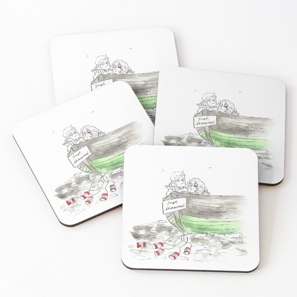 Item preview, Just Married designed and sold by bluesparkle.
