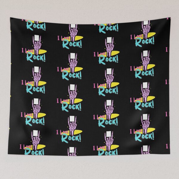 Item preview, I Love Rock- Skull Hand Purple designed and sold by ArtCreativeSACB.
