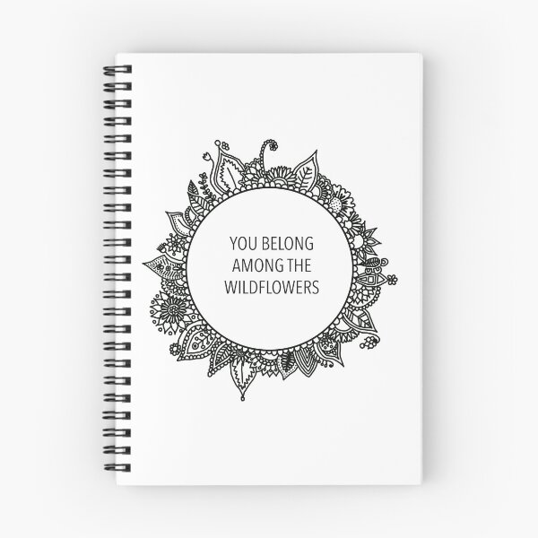 Item preview, wildflowers B&W designed and sold by Ella Benthic.
