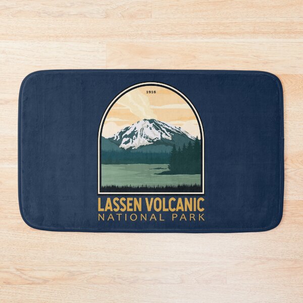 Item preview, Lassen Volcanic National Park Vintage Emblem designed and sold by KrisSidDesigns.