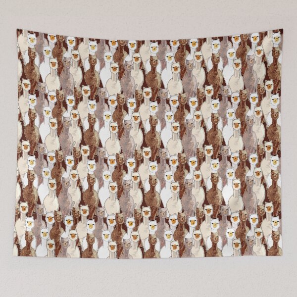 Item preview, Parade of Alpacas (Colorful Alpacas) designed and sold by MindCereal.