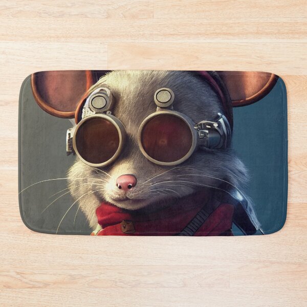 Item preview, The Cyber-Pirate Mouse: An Anthropomorphic, Tiny, and Cute Cybernetic Sidekick for Your Adventures designed and sold by MimozaStudio.