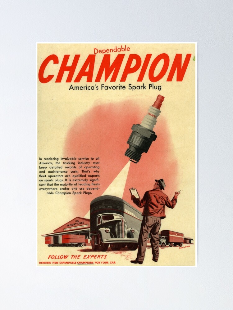 Works Favourite Spark Plugs 1950s 