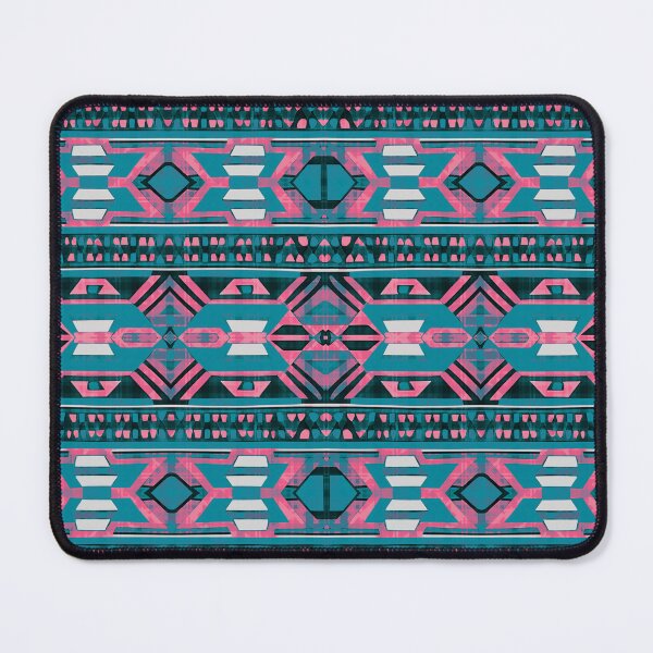 Item preview, Traditional Igorot-inspired tribal pattern. Ethnic Blue and pink colors designed and sold by IlustradoArts.