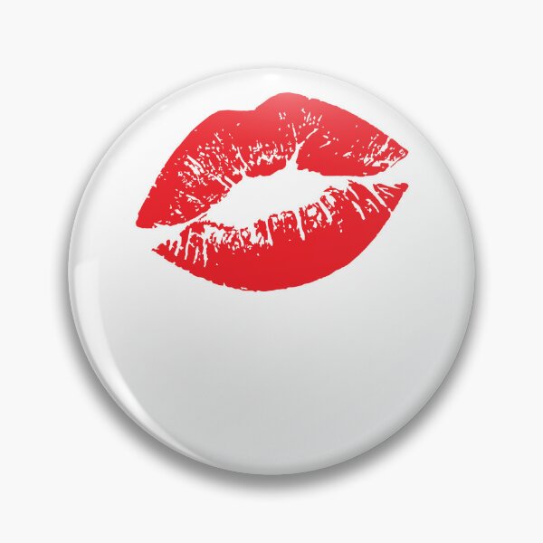 Item preview, Red Lips Kiss Mouth Hickey designed and sold by EbnerPrints.
