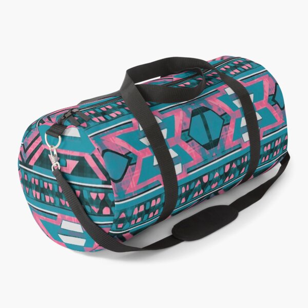 Item preview, Traditional Igorot-inspired tribal pattern. Ethnic Blue and pink colors designed and sold by IlustradoArts.
