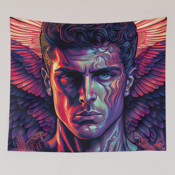 Item preview, Archangel Uriel Illustration designed and sold by OccultDreams.