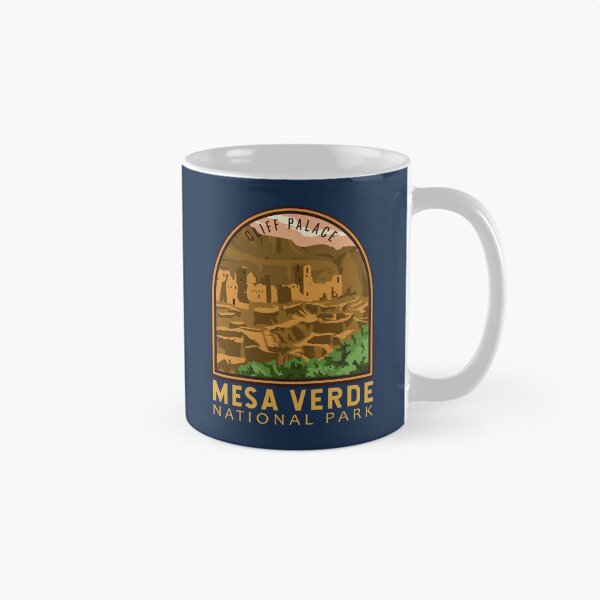 Item preview, Mesa Verde National Park Cliff Palace Vintage Emblem designed and sold by KrisSidDesigns.