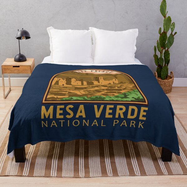 Item preview, Mesa Verde National Park Cliff Palace Vintage Emblem designed and sold by KrisSidDesigns.