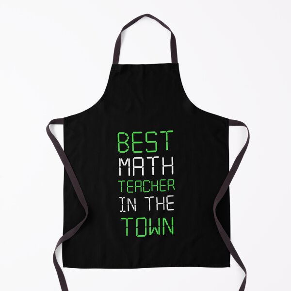 Item preview, Best Math Teacher In The Town - Maths Quotes designed and sold by EnzoVectorism.