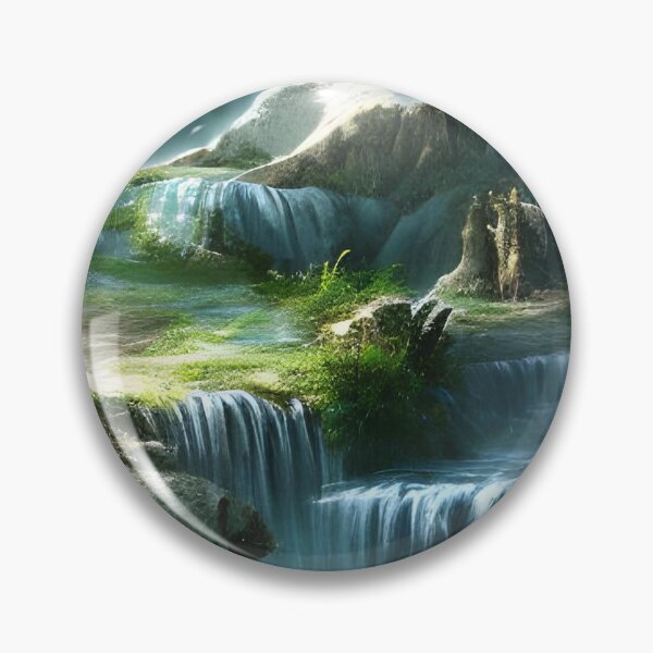 Item preview, Mountain environment realistic fantasy world  designed and sold by The Love Quill.