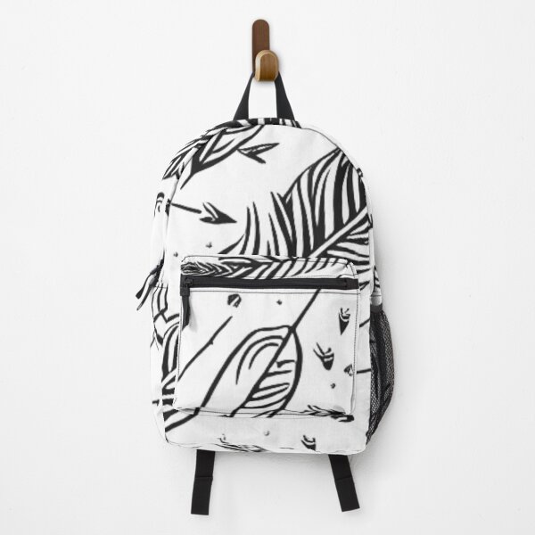 Item preview, Feathers of Different Shapes and Sizes in Black and White designed and sold by HanaiPrint.