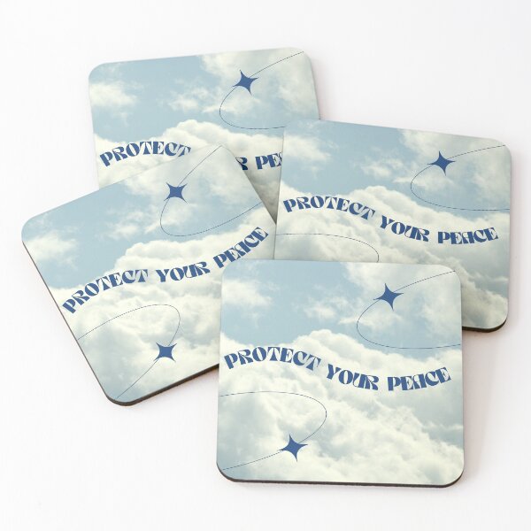 Item preview, Protect Your Peace Blue Sky Art Print designed and sold by Femme Pastel Collective.