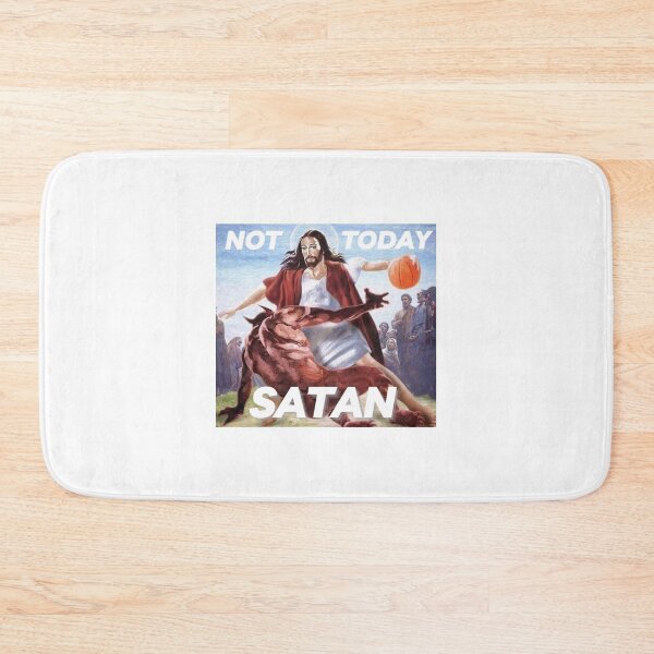 Item preview, Not Today Satan Meme - Funny Jesus Meme Design designed and sold by Trndii.