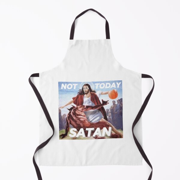 Item preview, Not Today Satan Meme - Funny Jesus Meme Design designed and sold by Trndii.