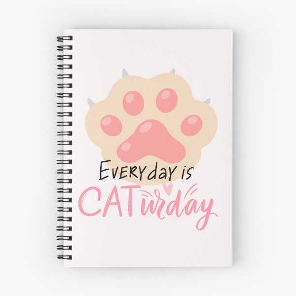 Item preview, Everyday Is Caturday designed and sold by ZubiyaArt.