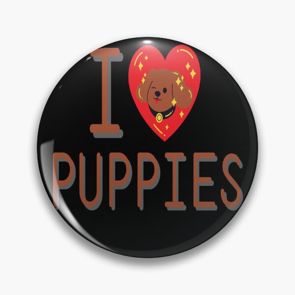 Item preview, I love puppies designed and sold by The-Blue-Feline.