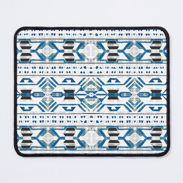 Item preview, Traditional Igorot-inspired tribal pattern. Ethnic White and blue colors designed and sold by IlustradoArts.