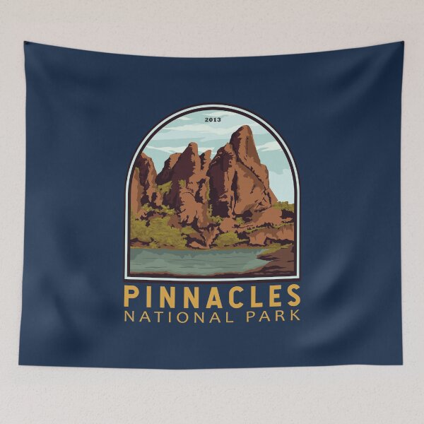 Item preview, Pinnacles National Park Vintage Emblem designed and sold by KrisSidDesigns.