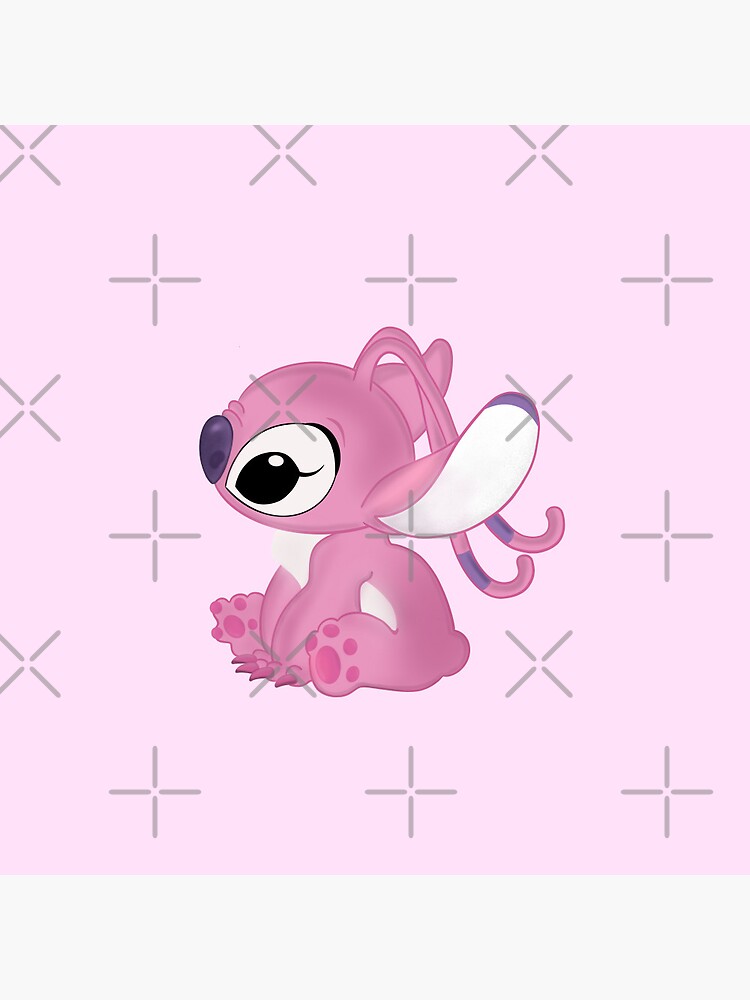 Stitch Girlfriend (pink) Sticker for Sale by Julia2Julia