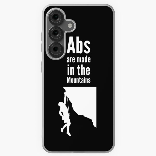Item preview, Climber - Abs are made in the mountains. designed and sold by Niall O'Rourke.
