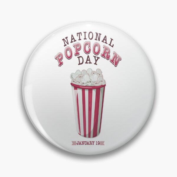 Item preview, Popcorn national day  designed and sold by The Happiness Market .
