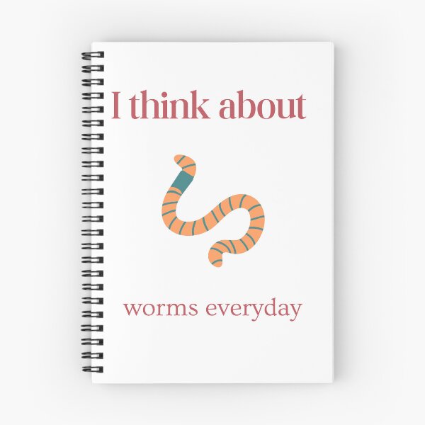 Item preview, I Think About Worms Everyday designed and sold by erion-store.