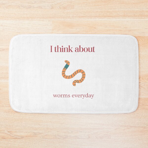 Item preview, I Think About Worms Everyday designed and sold by erion-store.
