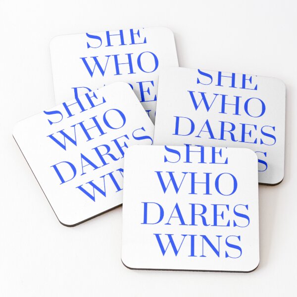Item preview, She who dares wins designed and sold by vini20shop ☑️ ⭐⭐⭐⭐⭐.