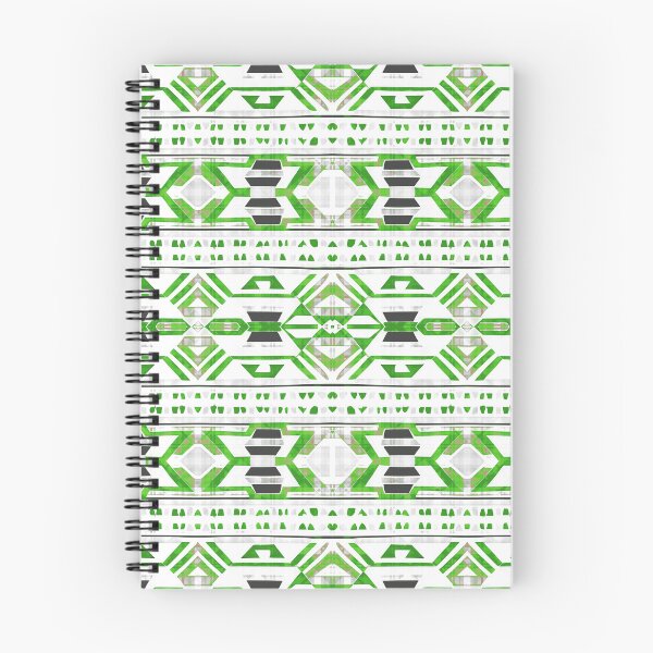 Artikelvorschau, Traditionelles, von Igorot inspiriertes Stammesmuster. Ethnische weiße und grüne Farben entworfen und verkauft von IlustradoArts.