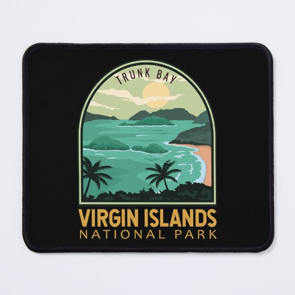 Item preview, Virgin Islands National Park Trunk Bay Vintage Emblem designed and sold by KrisSidDesigns.