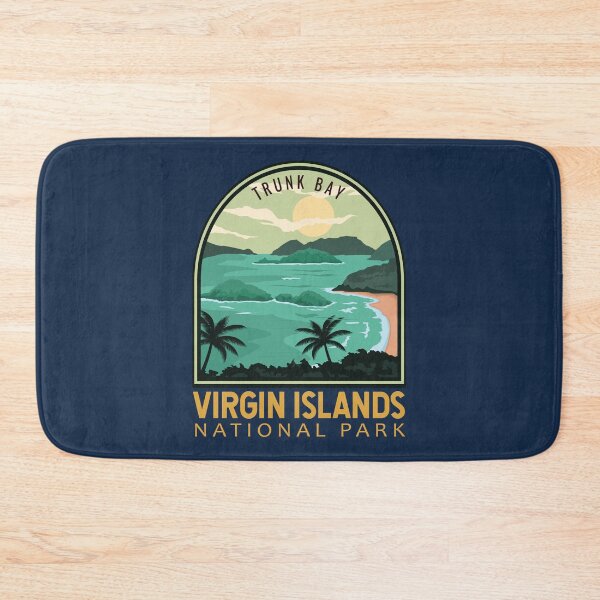 Item preview, Virgin Islands National Park Trunk Bay Vintage Emblem designed and sold by KrisSidDesigns.