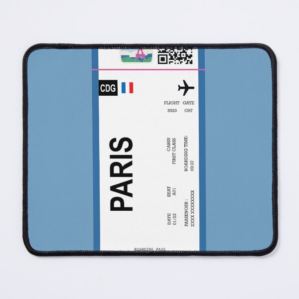 Item preview, PARIS PLANE TICKET BOARDING PASS designed and sold by abbymoriartyy.