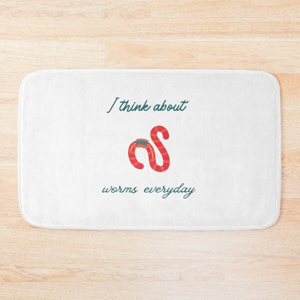 Item preview, I Think About Worms Everyday designed and sold by erion-store.