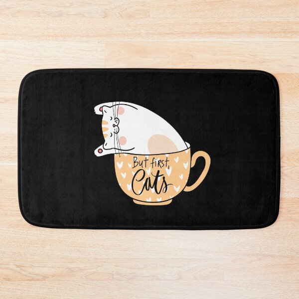 Item preview, But First Cats designed and sold by ZubiyaArt.
