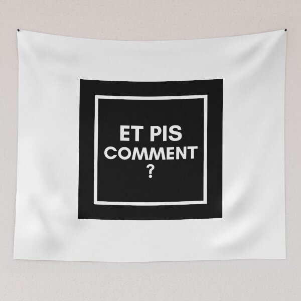 Aperçu de l'œuvre Et pis comment ? créée et vendue par De Kyroo.