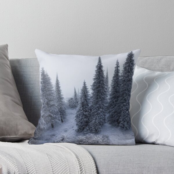 Item preview, Snowy Winter Landscape Snow Covered Trees Abstract  designed and sold by AYACHI90.