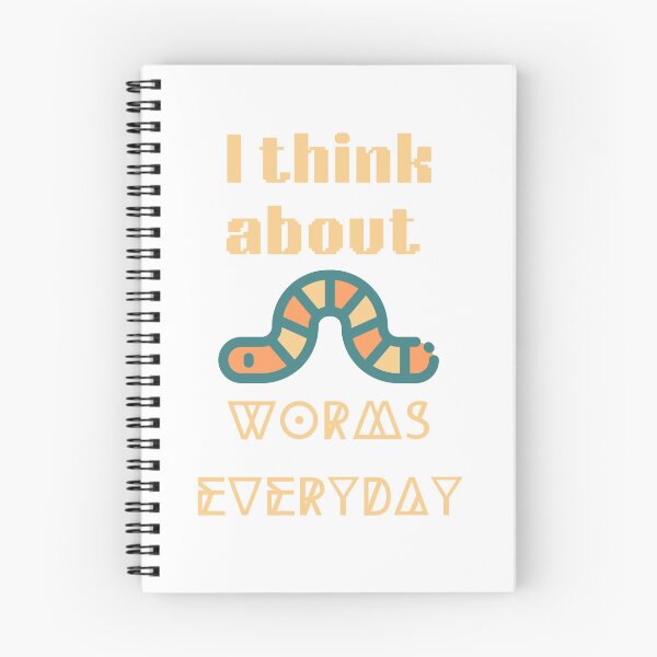 Item preview, I Think About Worms Everyday designed and sold by erion-store.
