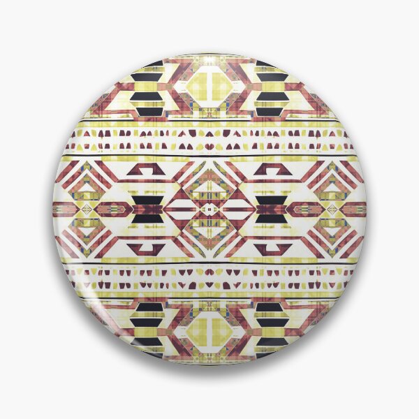 Item preview, Traditional Igorot-inspired tribal pattern. Ethnic White, yellow and brown colors designed and sold by IlustradoArts.