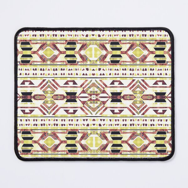 Item preview, Traditional Igorot-inspired tribal pattern. Ethnic White, yellow and brown colors designed and sold by IlustradoArts.