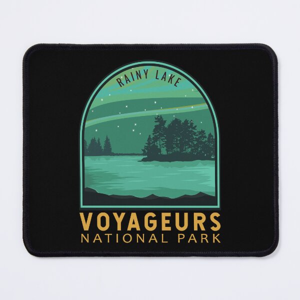 Item preview, Voyageurs National Park Rainy Lake Vintage Emblem designed and sold by KrisSidDesigns.