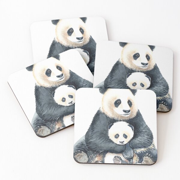 Item preview, Momma panda and baby designed and sold by arts2you.