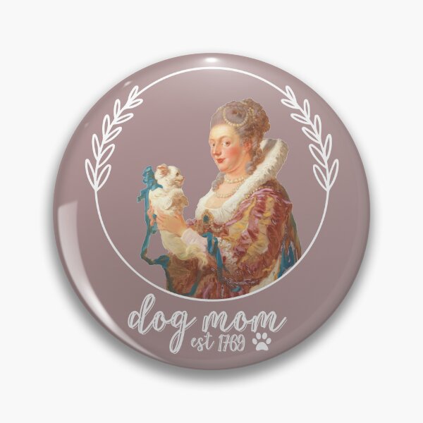 Item preview, Dog Mom Est. 1769 18th Century French Painting Funny  designed and sold by MetaMiss.