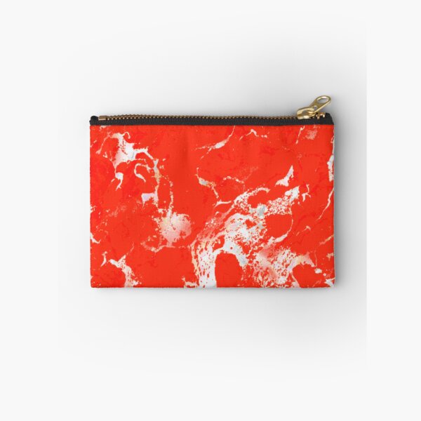 Item preview, Bright Red and White Marble Abstract Design  designed and sold by Paulele.