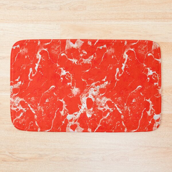 Item preview, Bright Red and White Marble Abstract Design  designed and sold by Paulele.