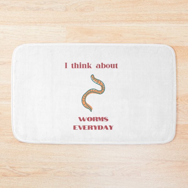 Item preview, I Think About Worms Everyday designed and sold by erion-store.